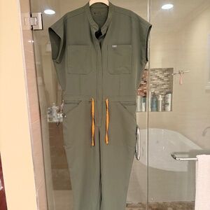 FIGS Olive green jumpsuit